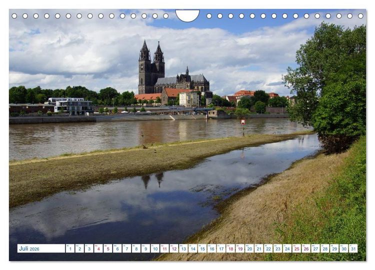 Produktbild: Magdeburg und Umgebung 2026 (Wandkalender 2026 DIN A4 quer), CALVENDO Monatskalender