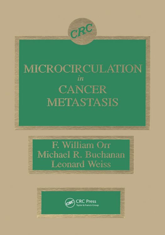Produktbild: Microcirculation in Cancer Metastasis