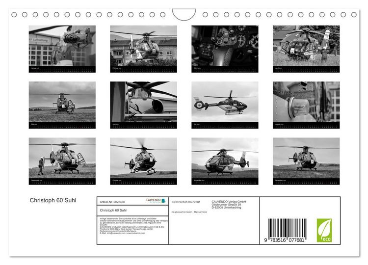 Produktbild: Christoph 60 Suhl (Wandkalender 2026 DIN A4 quer), CALVENDO Monatskalender