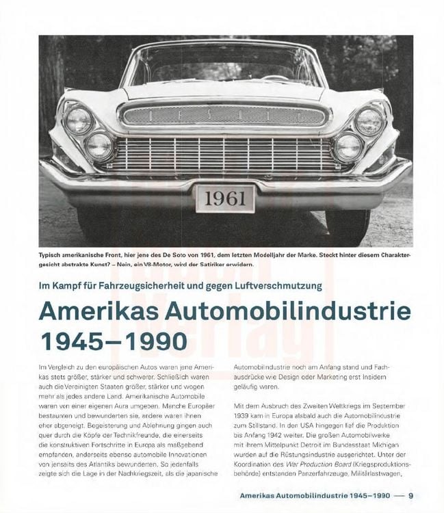 Produktbild: Amerikanische Autos 1945-1990