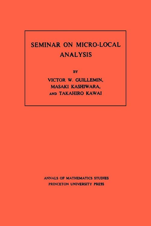 Produktbild: Seminar on Micro-Local Analysis