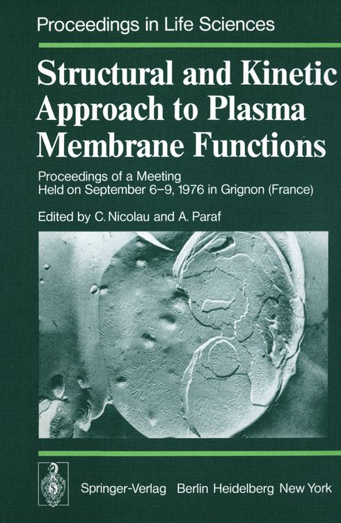 Produktbild: Structural and Kinetic Approach to Plasma Membrane Functions