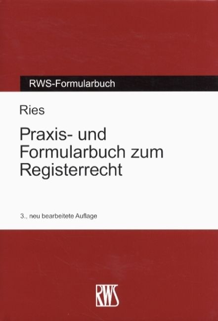 Produktbild: Praxis- und Formularbuch zum Registerrecht