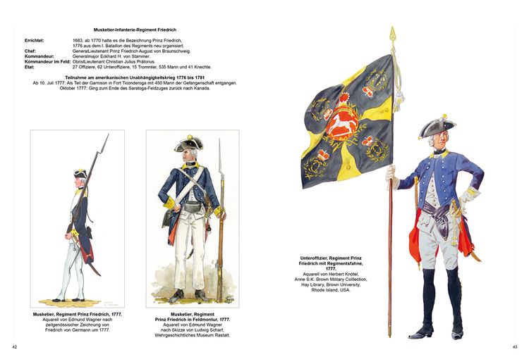 Produktbild: Die deutschen Kontingente im Amerikanischen Unabh&auml;ngigkeitskrieg 1776-1783