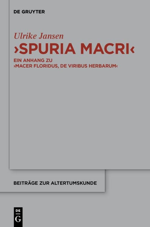 Bild vom Artikel "Spuria Macri" vom Autor Ulrike Jansen