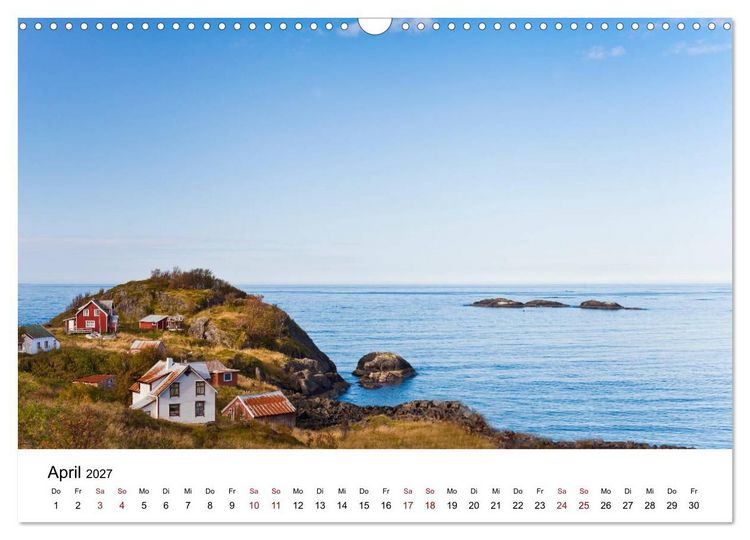 Produktbild: Skandinavien - Hoch im Norden (Wandkalender 2027 DIN A3 quer), CALVENDO Monatskalender
