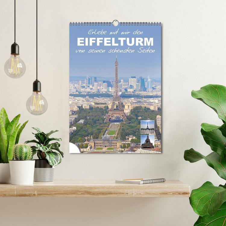 Produktbild: Erlebe mit mir den Eiffelturm von seinen sch&ouml;nsten Seiten (Wandkalender 2026 DIN A3 hoch), CALVENDO Monatskalender
