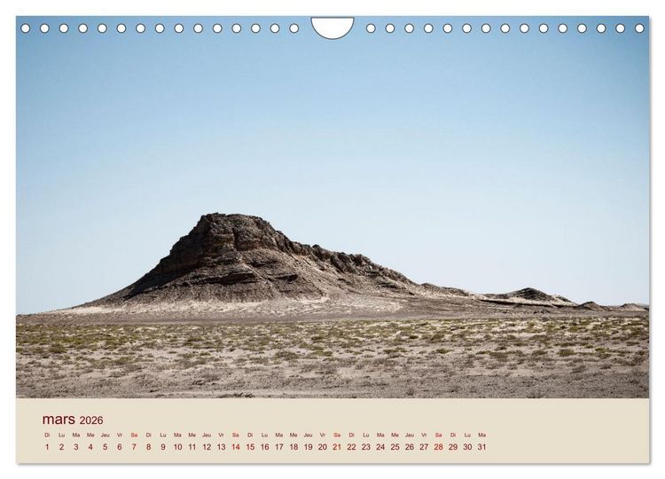 Produktbild: Entre pierres et sable (Calendrier mural 2026 DIN A4 vertical), CALVENDO calendrier mensuel