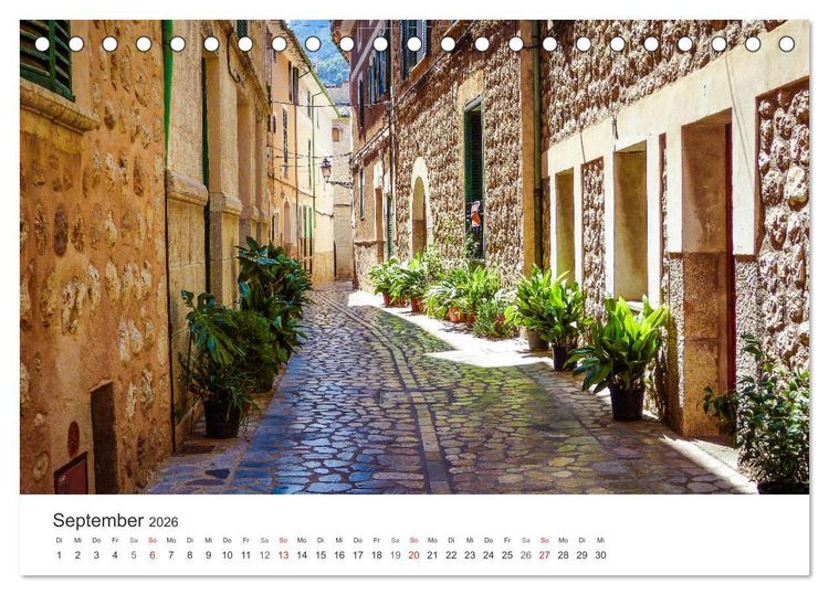 Produktbild: Mallorca, Mallorca (Tischkalender 2026 DIN A5 quer), CALVENDO Monatskalender