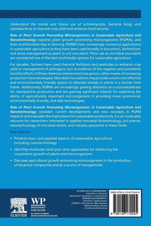 Produktbild: Role of Plant Growth Promoting Microorganisms in Sustainable Agriculture and Nanotechnology