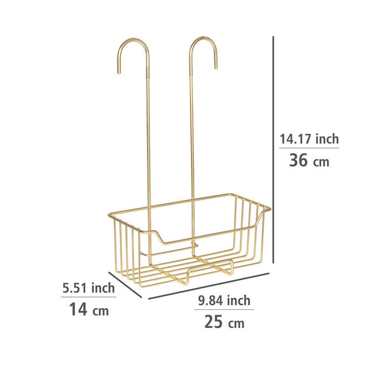 Produktbild: Thermostat-Dusch-Caddy Mod. Milo Gold, Edelstahl rostfrei