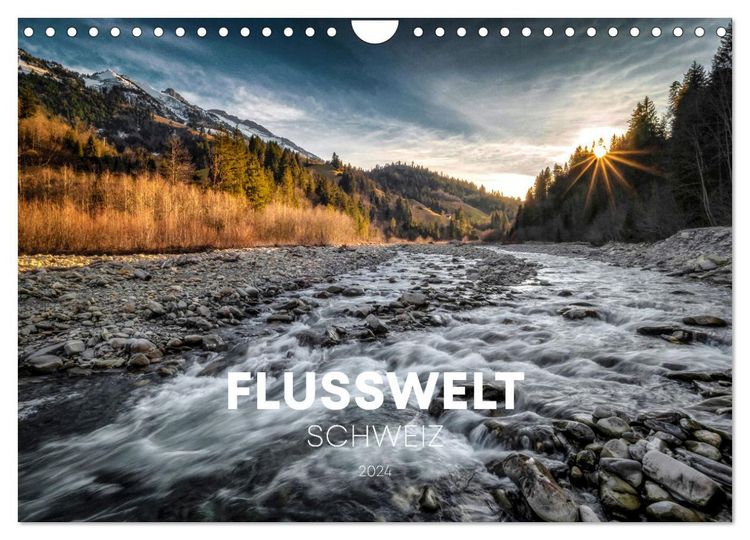 Produktbild: Flusswelt Schweiz (Wandkalender 2026 DIN A4 quer), CALVENDO Monatskalender