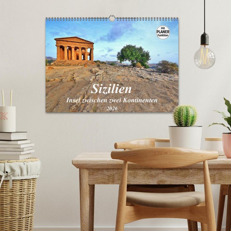 Produktbild: Sizilien - Insel zwischen zwei Kontinenten (Wandkalender 2026 DIN A3 quer), CALVENDO Monatskalender