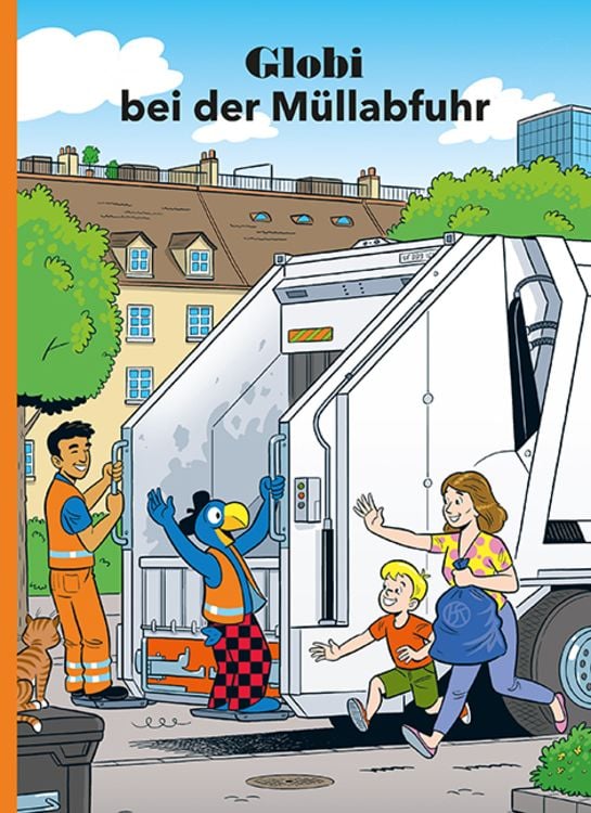 Bild vom Artikel Globi bei der Müllabfuhr vom Autor Jürg Lendenmann