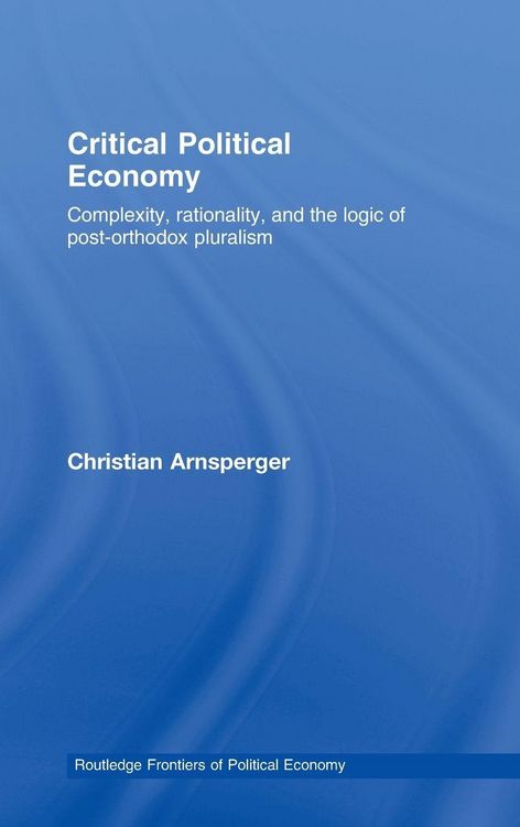 Produktbild: Critical Political Economy