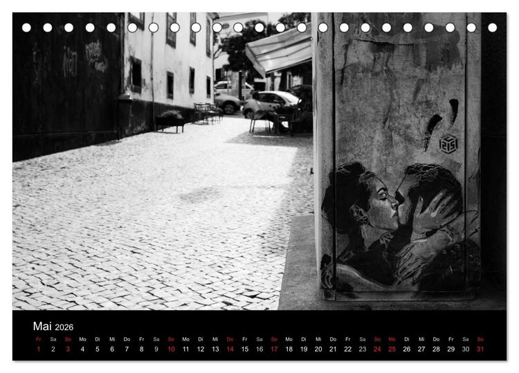 Produktbild: Das Licht in Schwarz und Wei&szlig; (Tischkalender 2026 DIN A5 quer), CALVENDO Monatskalender