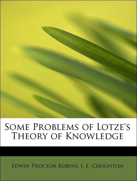 Produktbild: Robins, E: Some Problems of Lotze's Theory of Knowledge