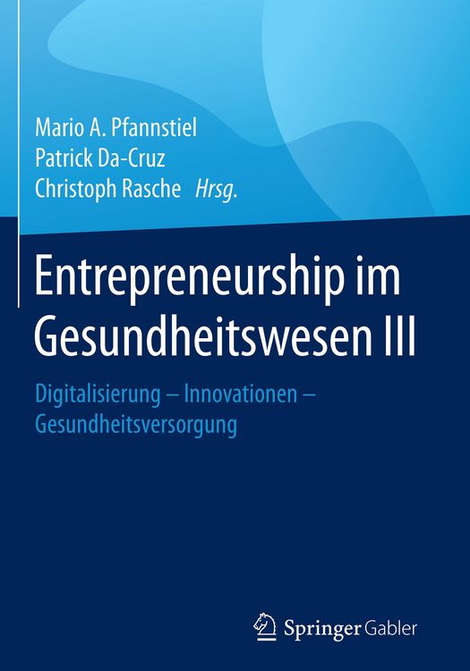 Produktbild: Entrepreneurship im Gesundheitswesen III