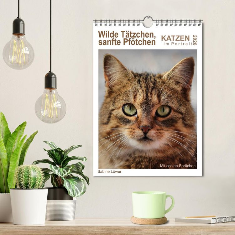 Produktbild: Wilde T&auml;tzchen, sanfte Pf&ouml;tchen (Wandkalender 2026 DIN A4 hoch), CALVENDO Monatskalender
