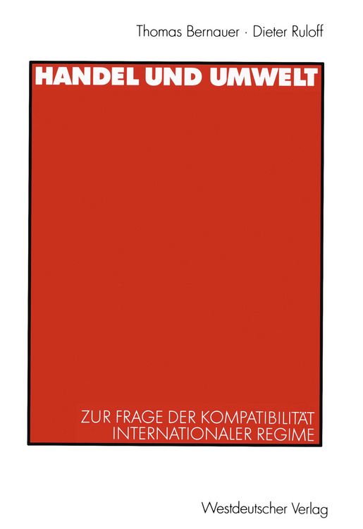 Produktbild: Handel und Umwelt