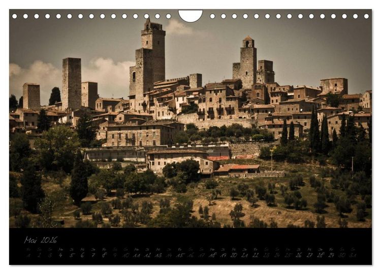 Produktbild: Die bezaubernde Toskana (Wandkalender 2026 DIN A4 quer), CALVENDO Monatskalender