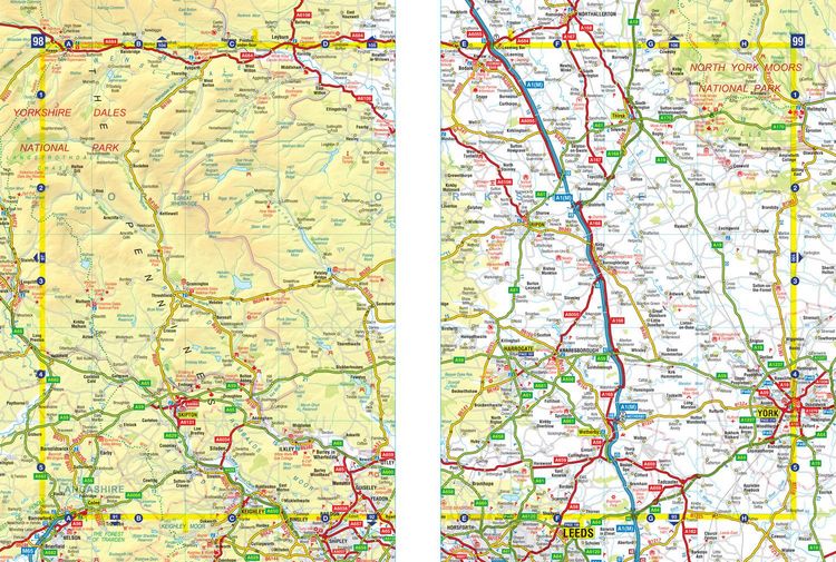 Produktbild: Great Britain A-Z Road Atlas 2026 (A4 Spiral)