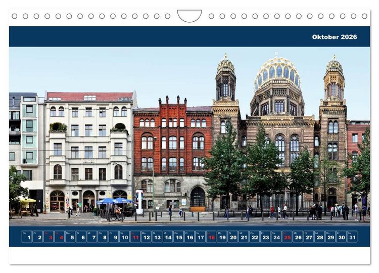 Produktbild: Berlin Fassade (Wandkalender 2026 DIN A4 quer), CALVENDO Monatskalender