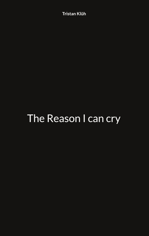 Produktbild: The Reason I can cry