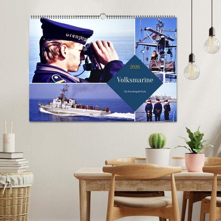 Produktbild: Volksmarine - Die Grenzbrigade K&uuml;ste (Wandkalender 2026 DIN A2 quer), CALVENDO Monatskalender