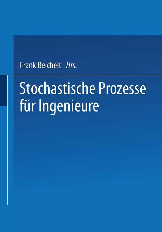 Produktbild: Stochastische Prozesse f&uuml;r Ingenieure
