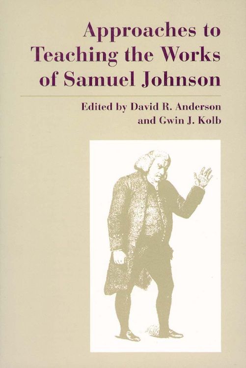 Produktbild: Approaches to Teaching the Works of Samuel Johnson
