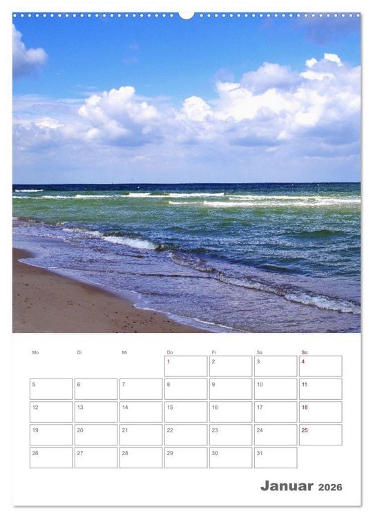 Produktbild: Mein Warnem&uuml;nde - Das moderne Ostseebad im Norden von Rostock (Wandkalender 2026 DIN A2 hoch), CALVENDO Monatskalender