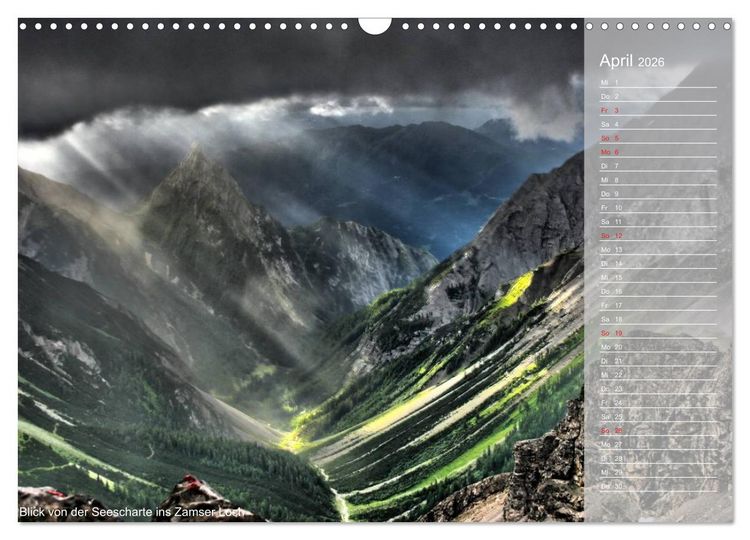 Produktbild: Alpen&uuml;berquerung (Wandkalender 2026 DIN A3 quer), CALVENDO Monatskalender