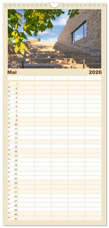 Produktbild: Familienplaner 2026 - Kassel - Morgenlicht mit 5 Spalten (Wandkalender, 21 x 45 cm) CALVENDO