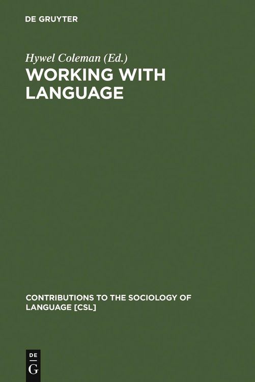 Produktbild: Working with Language