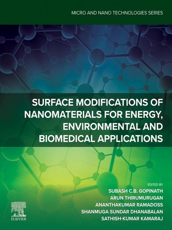 Produktbild: Surface Modifications of Nanomaterials for Energy, Environmental and Biomedical Applications