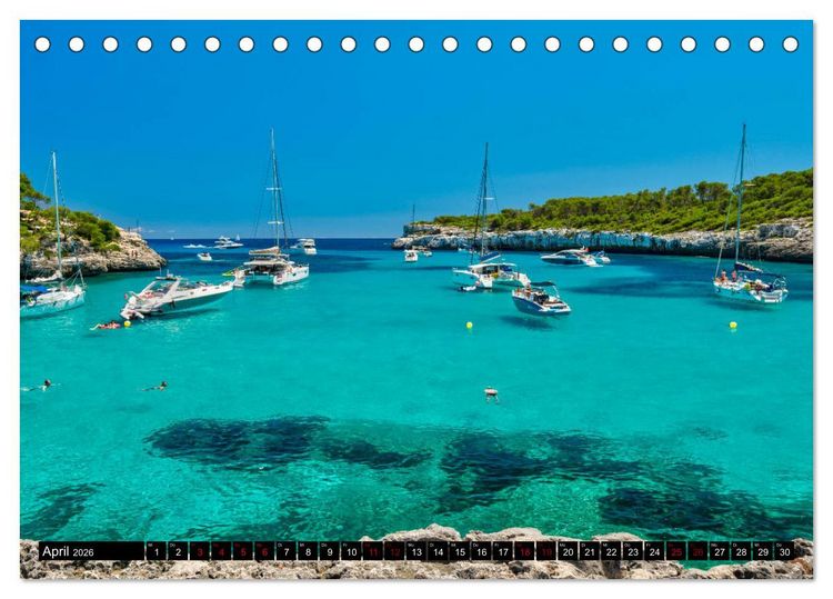 Produktbild: Mallorca - Ahoi (Tischkalender 2026 DIN A5 quer), CALVENDO Monatskalender