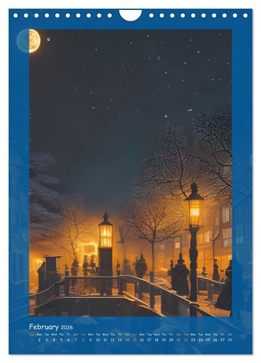 Produktbild: Moonlit Fantasies (Wall Calendar 2026 DIN A4 portrait), CALVENDO 12 Month Wall Calendar