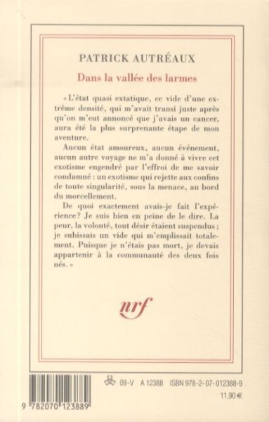 Produktbild: Dans la vall&eacute;e des larmes
