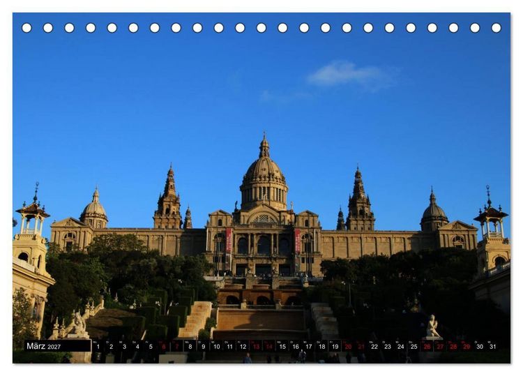 Produktbild: Barcelona - Stadt des Modernisme (Tischkalender 2027 DIN A5 quer), CALVENDO Monatskalender