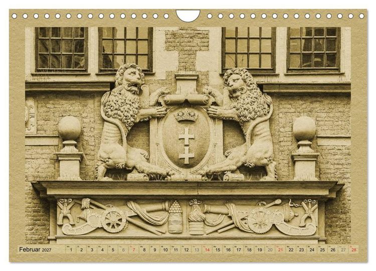 Produktbild: Danzig &ndash; Ein Kalender im Zeitungsstil (Wandkalender 2027 DIN A4 quer), CALVENDO Monatskalender