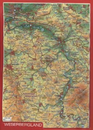 Produktbild: Markgraf, A: Reliefpostkarte Weserbergland