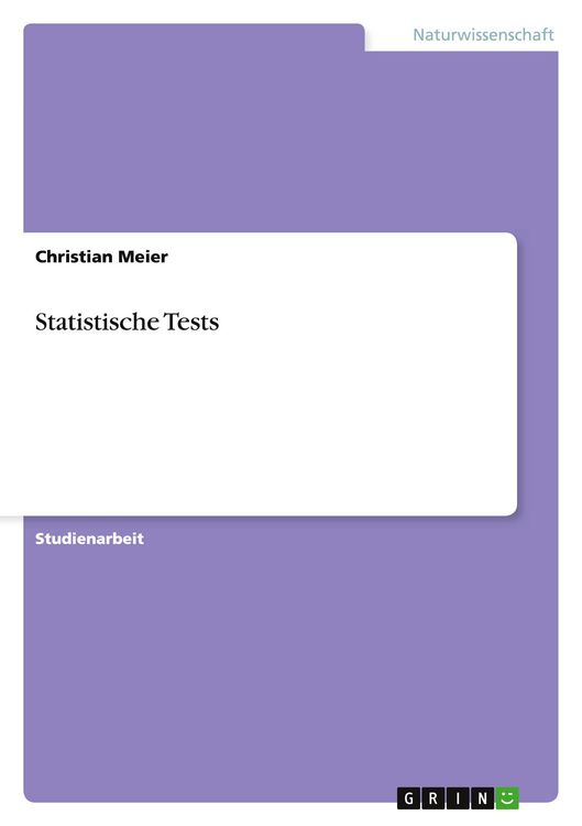 Produktbild: Statistische Tests