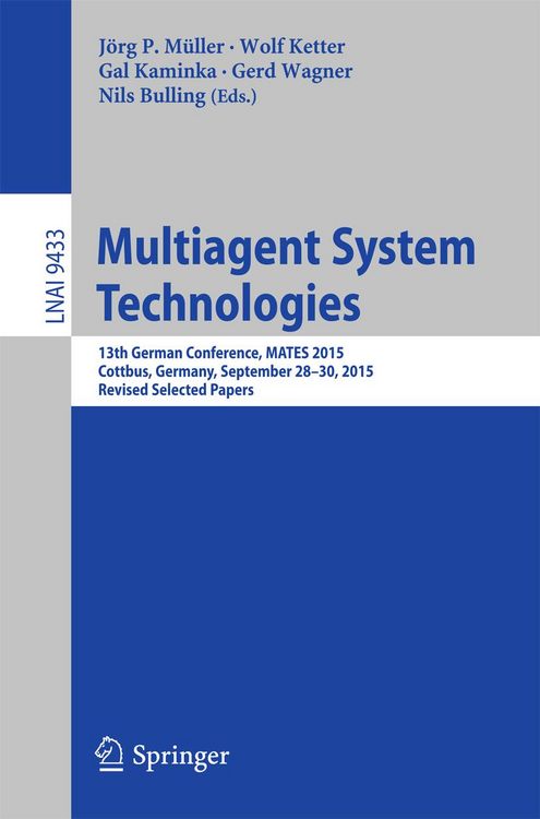 Produktbild: Multiagent System Technologies