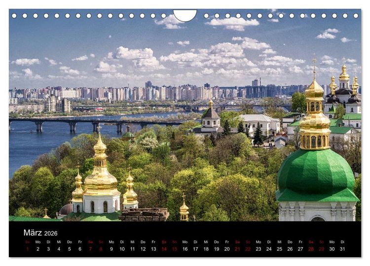 Produktbild: Unterwegs in Kiew (Wandkalender 2026 DIN A4 quer), CALVENDO Monatskalender