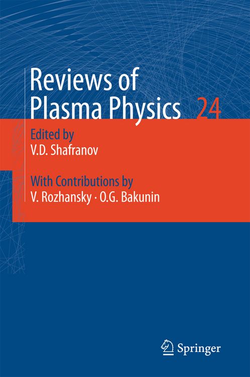 Produktbild: Reviews of Plasma Physics