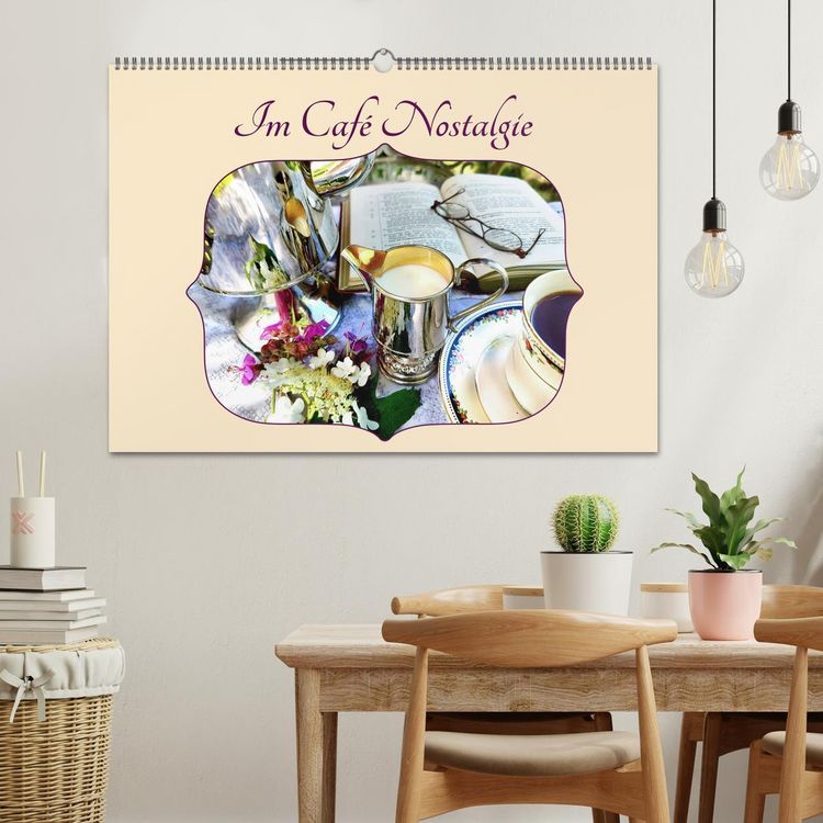Produktbild: Im Caf&eacute; Nostalgie (Wandkalender 2026 DIN A2 quer), CALVENDO Monatskalender