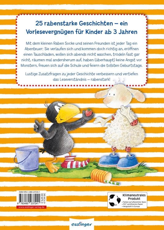 Produktbild: Der kleine Rabe Socke: 25 allerbeste Vorlesegeschichten