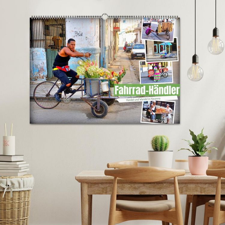 Produktbild: Fahrrad-H&auml;ndler - Handel und Wandel in Havanna (Wandkalender 2026 DIN A2 quer), CALVENDO Monatskalender