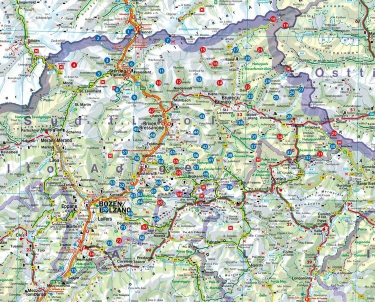 Produktbild: ROTHER Wanderbuch Leichte Wanderungen S&uuml;dtirol: Eisacktal, Pustertal, Dolomiten